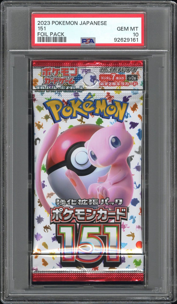 Japanese 151 Booster Pack PSA 10