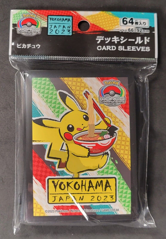 2023 Pokemon Worlds Yokohama Pikachu Sleeves