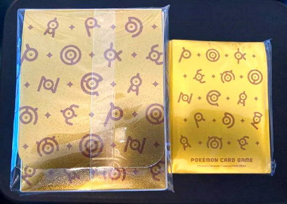 Japanese Unown Deck Box & Sleeve Combo